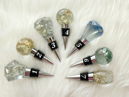 Clear Wine/Bottles Epoxy Resin Stoppers